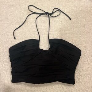 Black Zara halter top